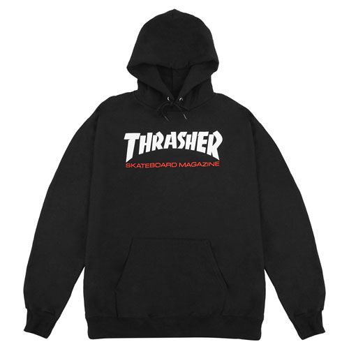 Thrasher Skate Mag Hood Black two tone