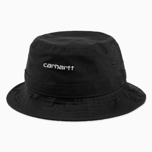 칼하트 버킷햇 SCRIPT BUCKET HAT BLACK/WHITE