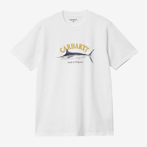 칼하트WIP S/S MARLIN T-SHIRT WHITE 반팔 말린 티셔츠 화이트