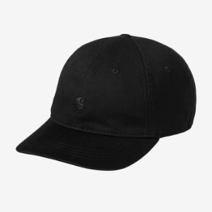 칼하트WIP MADISON LOGO CAP BLACK 메디슨 로고 캡 블랙